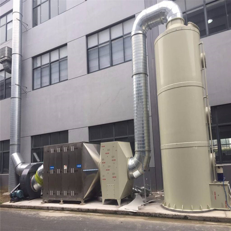 噴淋塔安裝圖 噴淋塔安裝圖